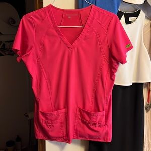 Pink Med Couture Scrub Top